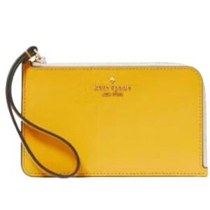 NWT Kate Spade New York  LUCY BICOLOR SMALL L ZIP WRISTLET
